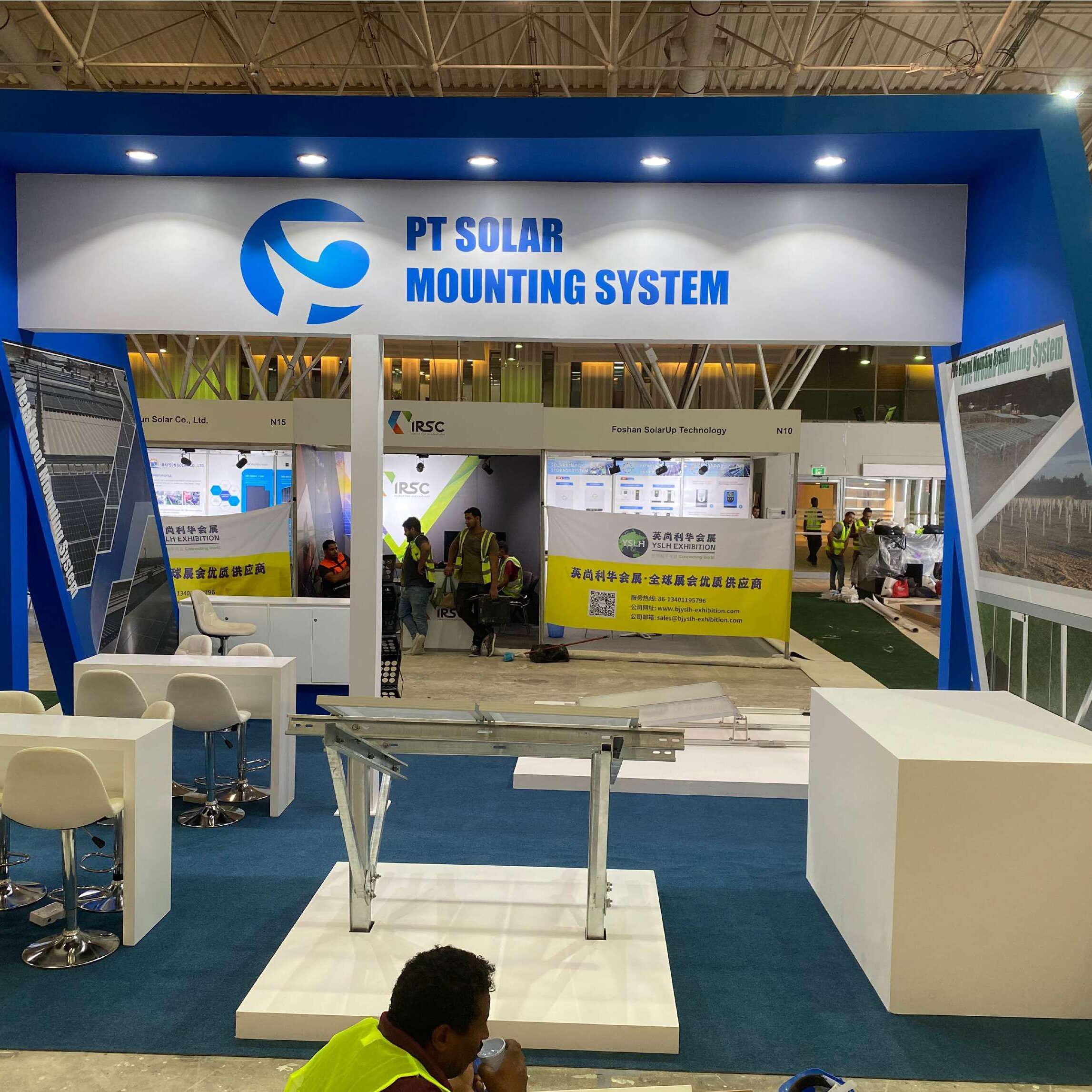 PT Solar Mounting System - ADDBUZZ - Booth Factory in Riyadh